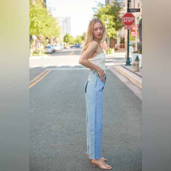 AGOLDE PIECED ANGLED JEANS - Picture 6 of 6